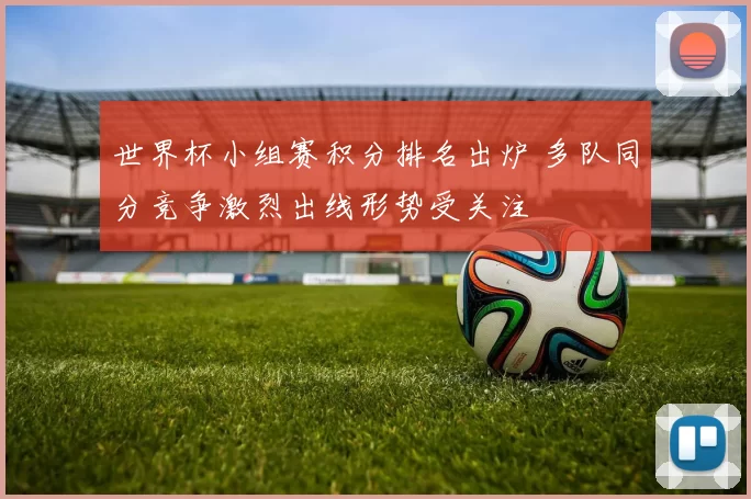 世界杯小组赛积分排名出炉 多队同分竞争激烈出线形势受关注